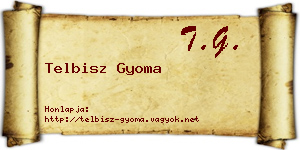 Telbisz Gyoma névjegykártya
